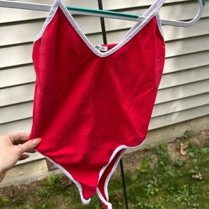 Red Bodysuit